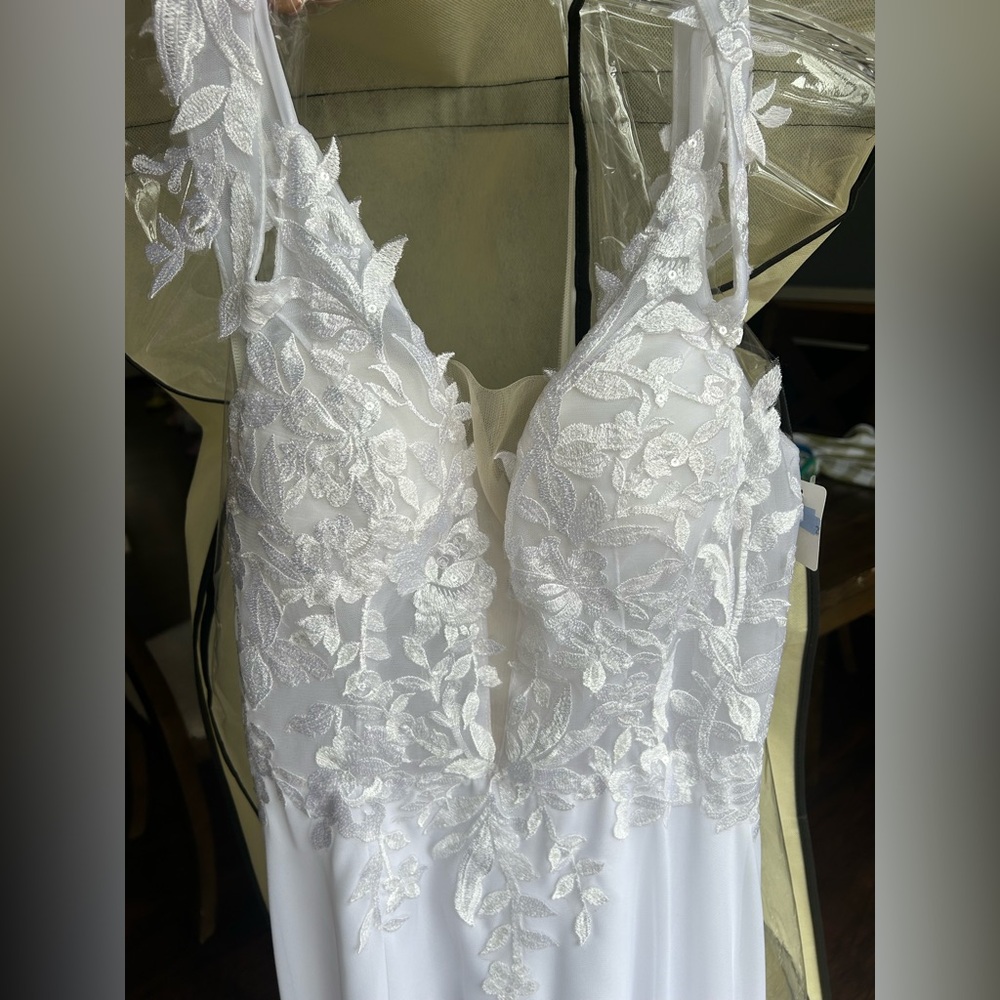 New Elegant White Lace Dress